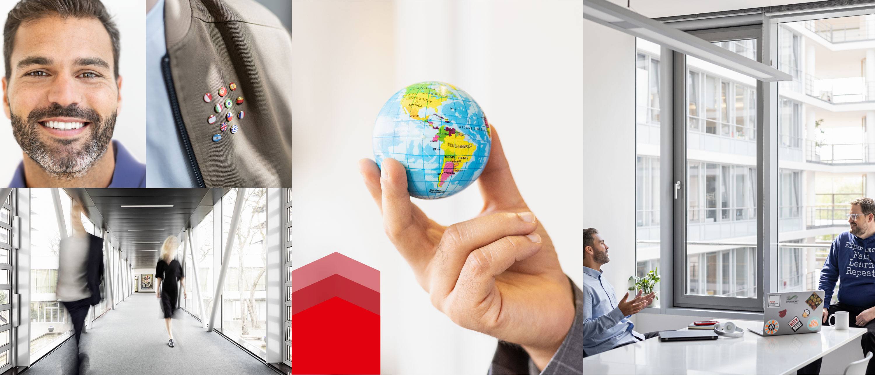 A collage of the Henkel work environment. At Henkel, you can craft your career.