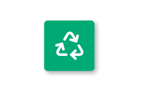 material and waste icon